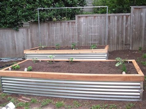 planter boxes made from corrugated metal|corrugated metal raised garden beds.